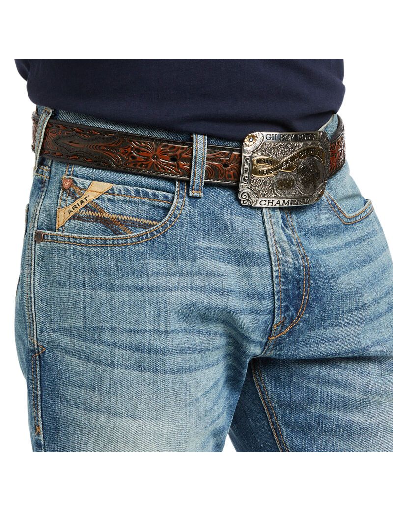 Jeans Ariat M4 Relaxed Stretch Abel Stackable Directo Leg Hombre Multicolor | TDFK78652