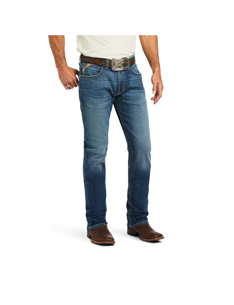 Jeans Ariat M4 Relaxed Stretch Marshall Stackable Directo Leg Hombre Multicolor | BVGH87243