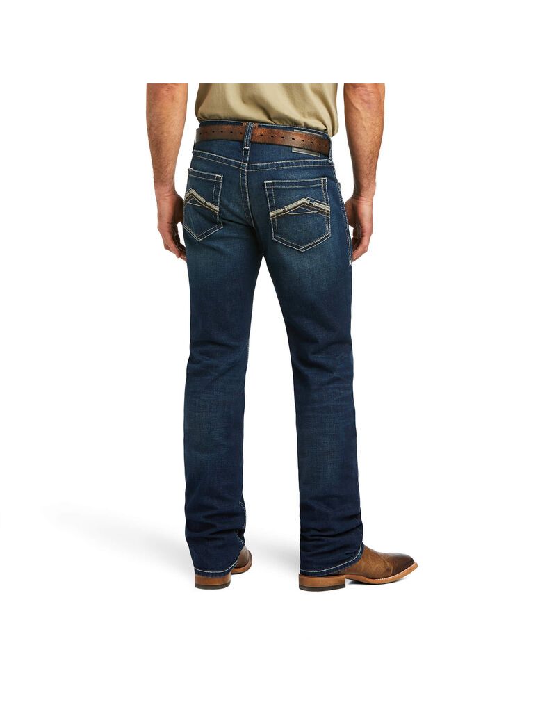 Jeans Ariat M5 Directo Stretch Remming Stackable Directo Leg Hombre Multicolor | CGDL30654