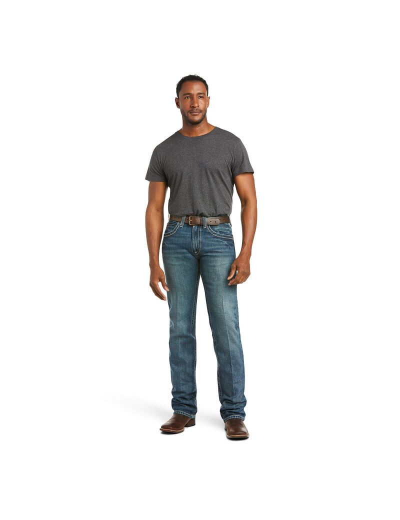 Jeans Ariat M5 Slim Boundary Stackable Directo Leg Hombre Multicolor | AHXG48013