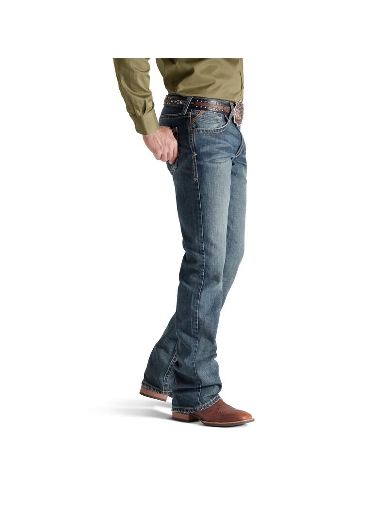 Jeans Ariat M5 Slim Deadrun Stackable Directo Leg Hombre Multicolor | AXHF48917