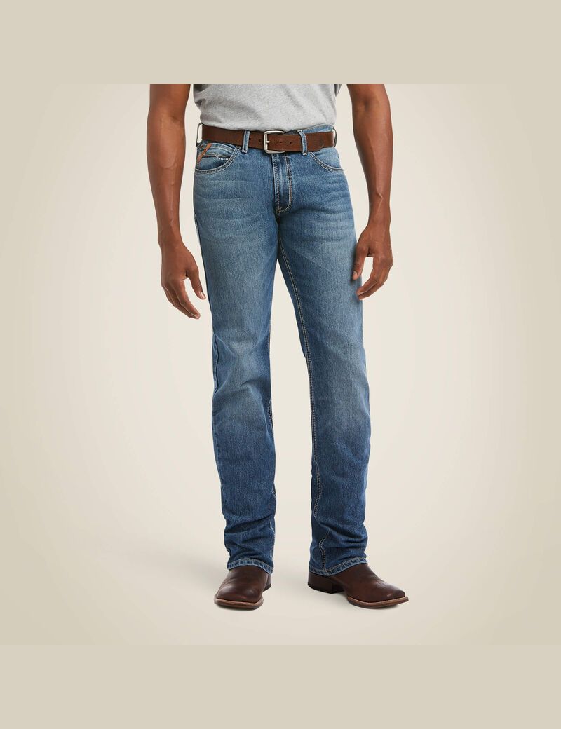 Jeans Ariat M5 Slim Stretch Santiago Directo Hombre Multicolor | BOQJ91258