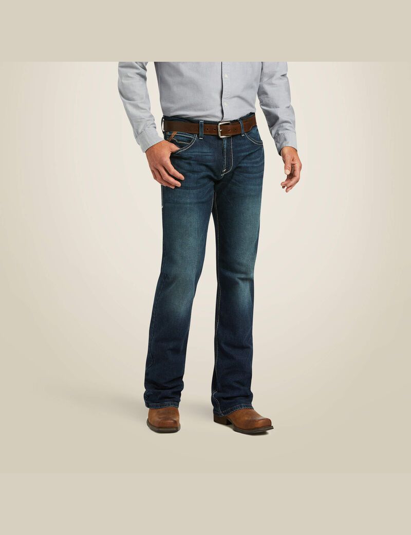 Jeans Ariat M7 Slim TekStretch Marcello Directo Hombre Multicolor | XVET63405