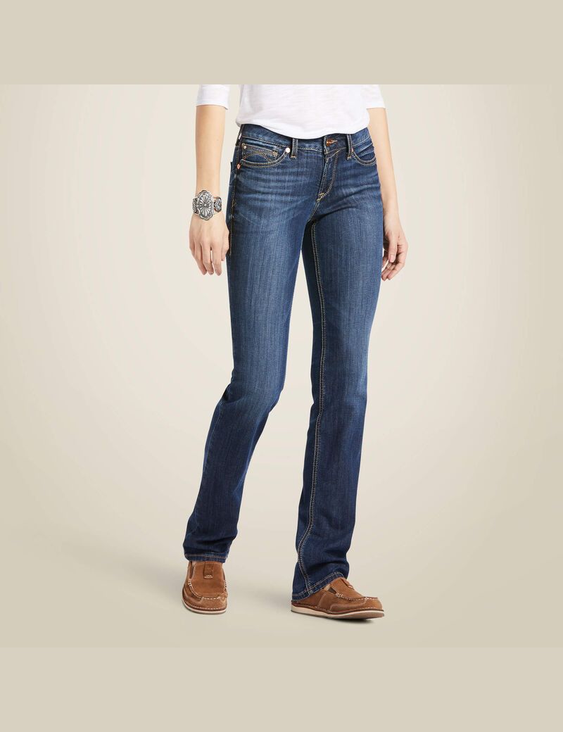 Jeans Ariat R.E.A.L. Perfect Rise Analise Stackable Directo Leg Mujer Multicolor | EDSY86954