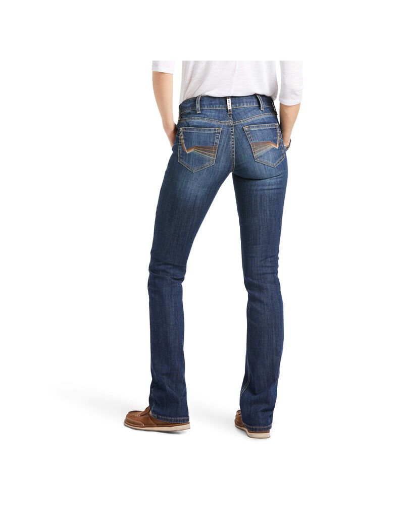 Jeans Ariat R.E.A.L. Perfect Rise Analise Stackable Directo Leg Mujer Multicolor | EDSY86954