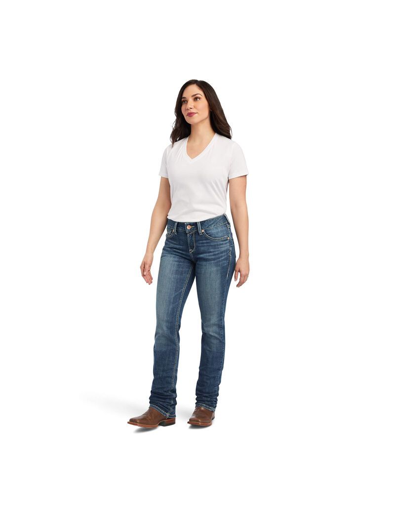 Jeans Ariat R.E.A.L. Perfect Rise Daphne Directo Mujer Multicolor | GTZP65124