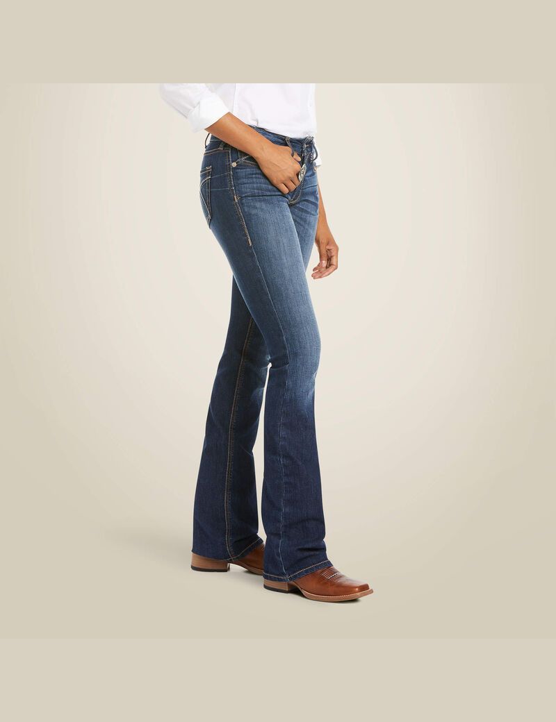 Jeans Ariat R.E.A.L. Perfect Rise Stretch Rosa Boot Cut Mujer Multicolor | EXGV05978