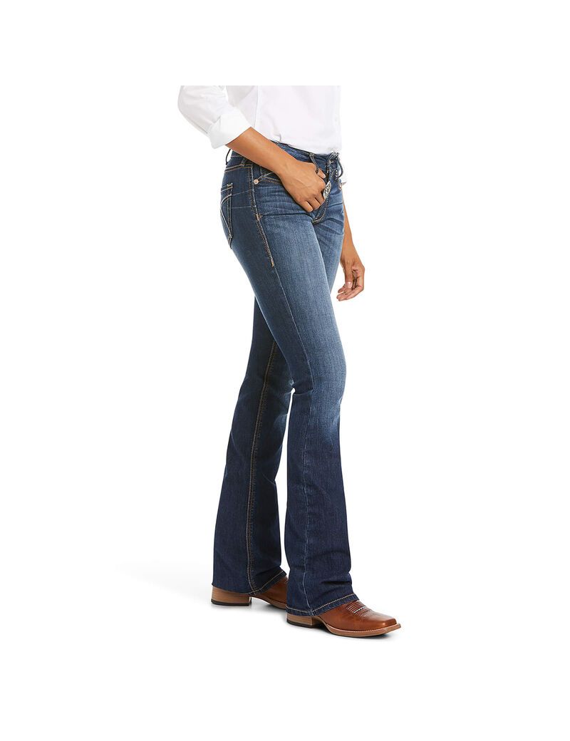 Jeans Ariat R.E.A.L. Perfect Rise Stretch Rosa Boot Cut Mujer Multicolor | EXGV05978