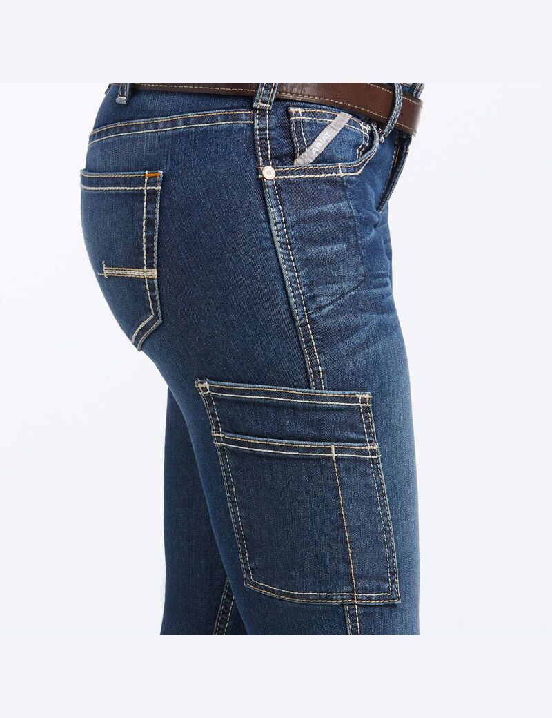 Jeans Ariat Rebar DuraStretch Riveter Directo Leg Mujer Multicolor | YSJE15723