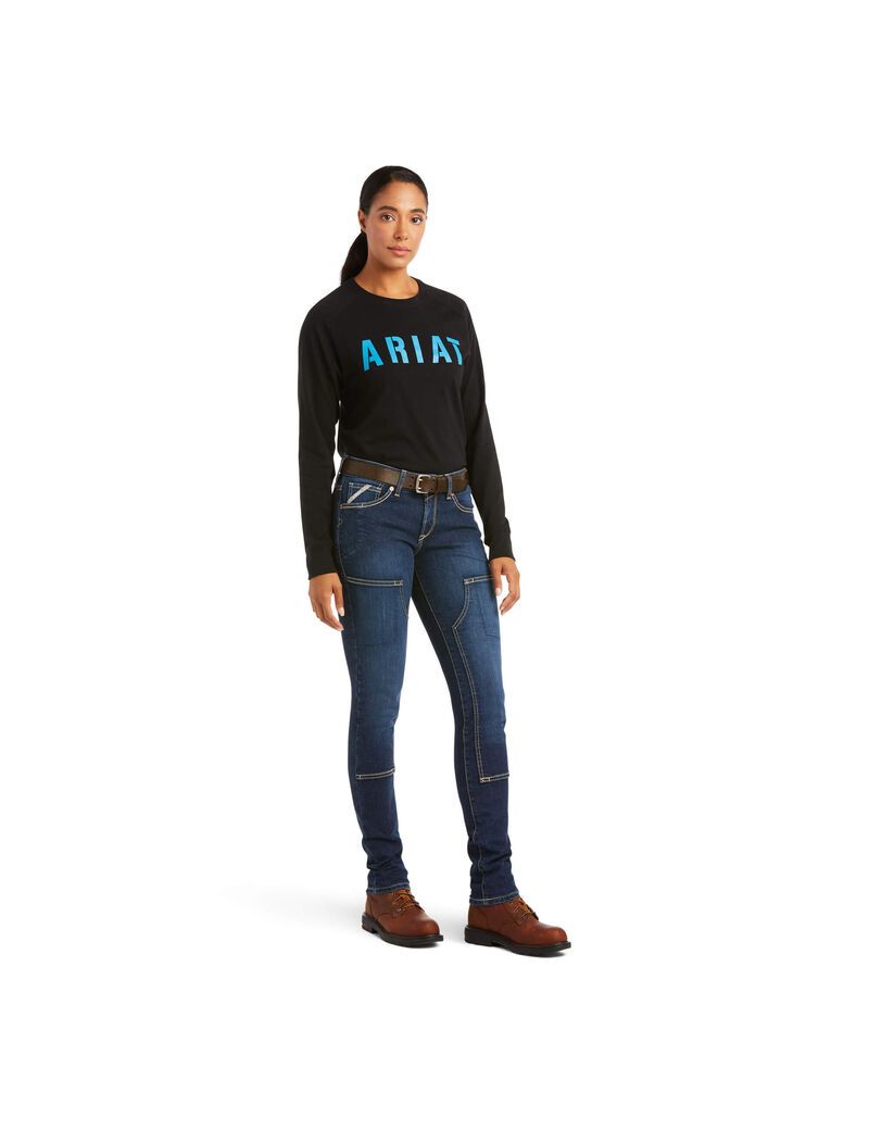 Jeans Ariat Rebar DuraStretch Riveter Double Front Directo Mujer Multicolor | YZUC36019