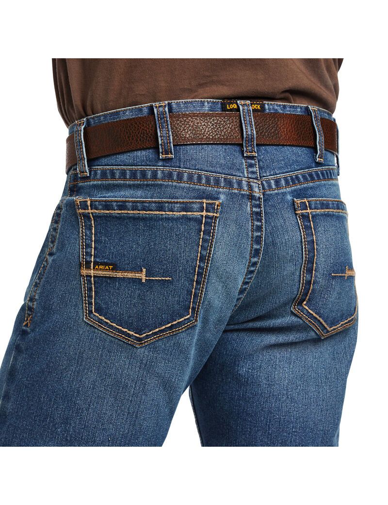 Jeans Ariat Rebar M7 DuraStretch Edge Stackable Directo Leg Hombre Multicolor | FXIY09381