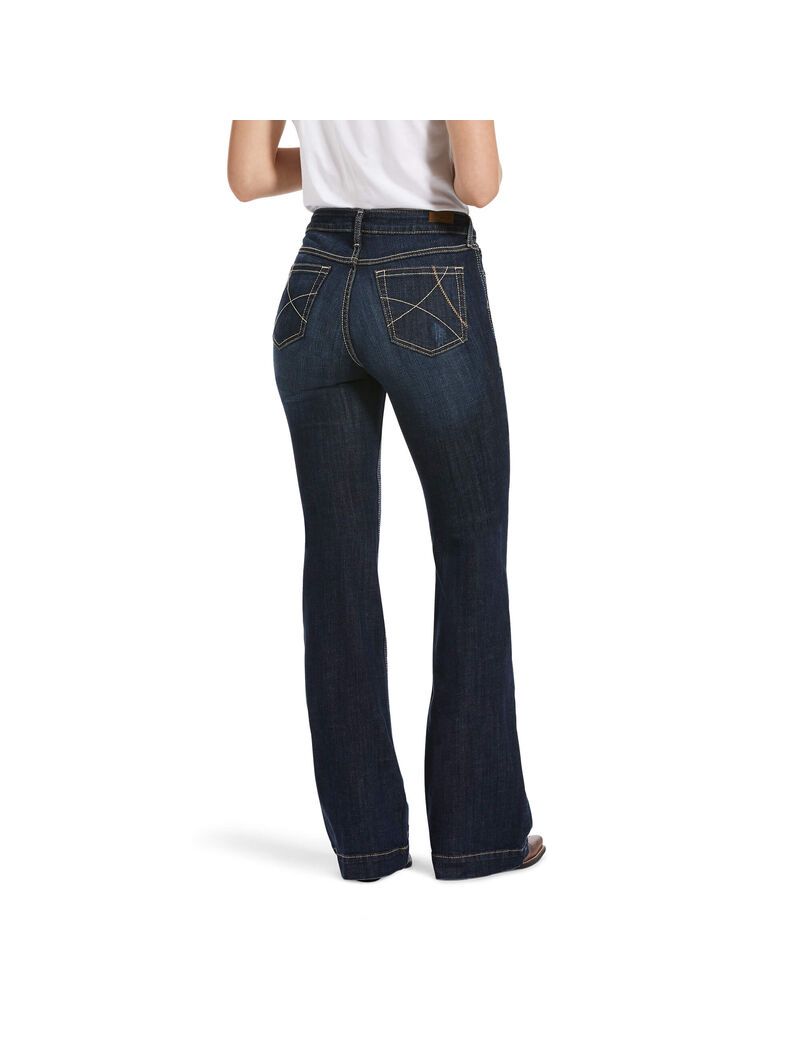 Jeans Ariat Slim Trouser Ella Anchos Leg Mujer Multicolor | EYPT62891