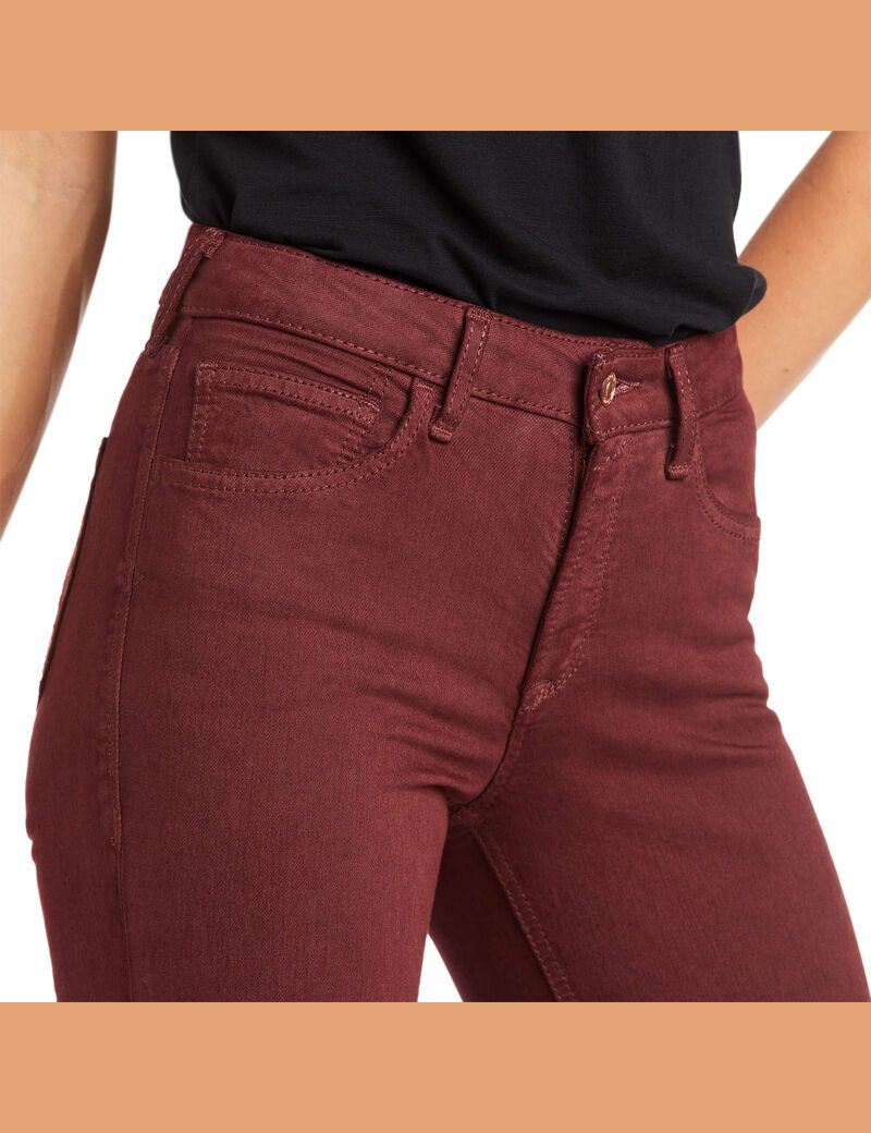 Jeans Ariat Slim Trouser Ella Anchos Leg Mujer Rosas | WEYA43206