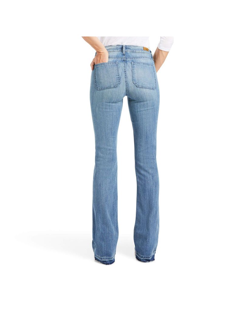 Jeans Ariat Slim Trouser Vivianne Anchos Leg Mujer Multicolor | DKBO73921