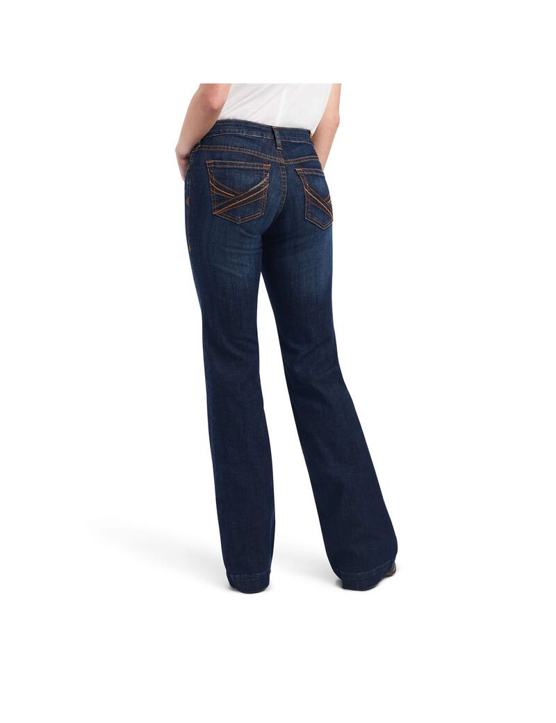 Jeans Ariat Trouser Mid Rise Lexie Anchos Leg Mujer Multicolor | VPDH75803