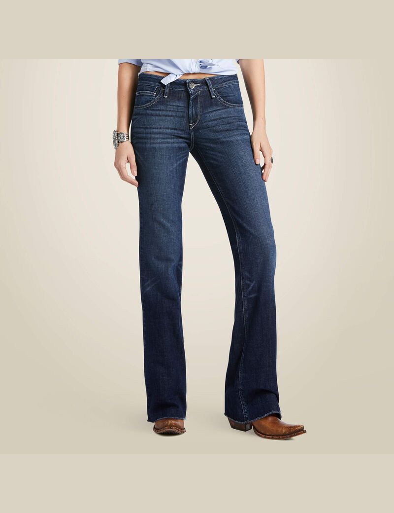 Jeans Ariat Trouser Perfect Rise London Anchos Leg Mujer Multicolor | MWAH36178