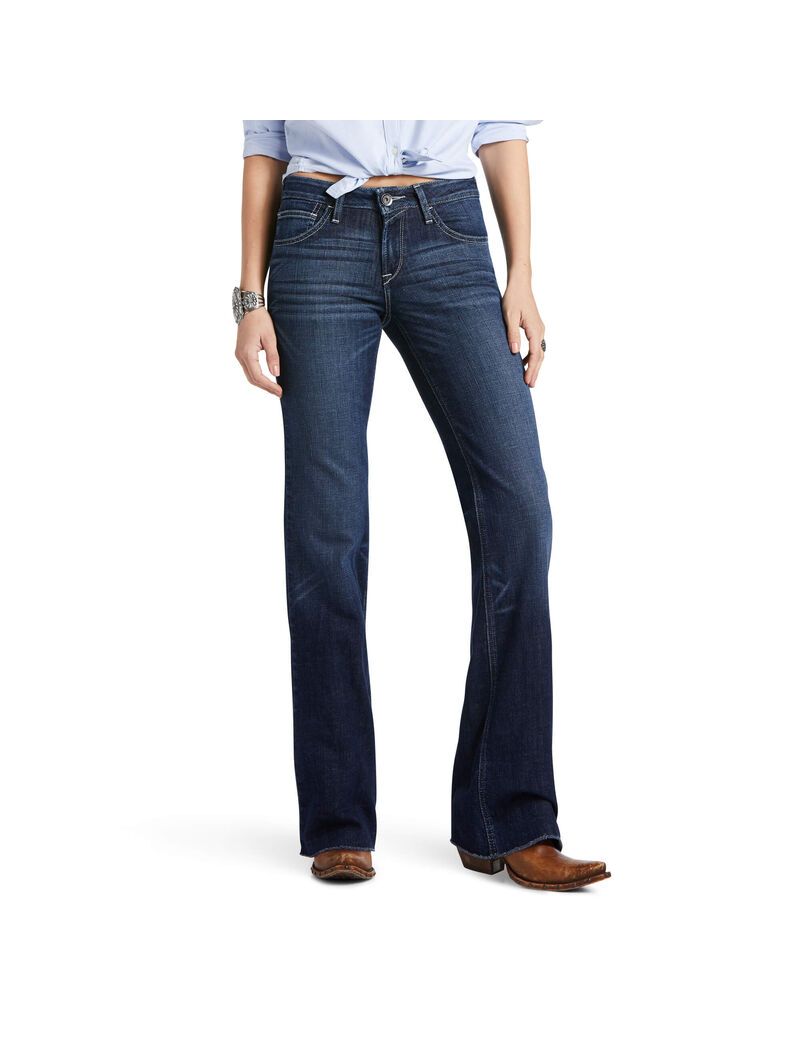 Jeans Ariat Trouser Perfect Rise London Anchos Leg Mujer Multicolor | MWAH36178