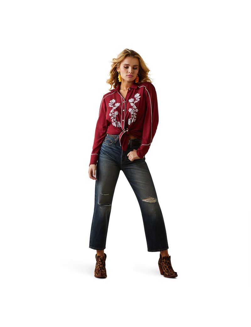 Jeans Ariat Ultra High Rise Tomboy Directo Mujer Multicolor | BSJL35190