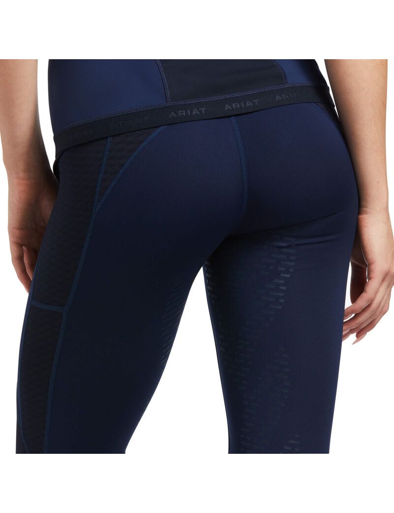 Mallas Ariat Ascent Half Grip Mujer Azul Marino | TVLF97820