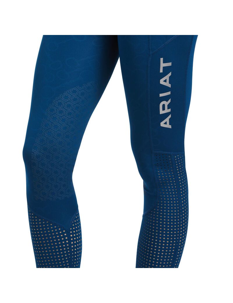 Mallas Ariat Eos Knee Patch Mujer Azules | KMTZ12063