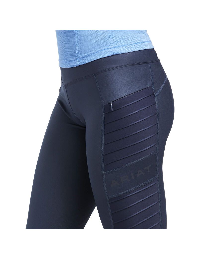 Mallas Ariat Eos Moto Knee Patch Mujer Azules | LFVU91037