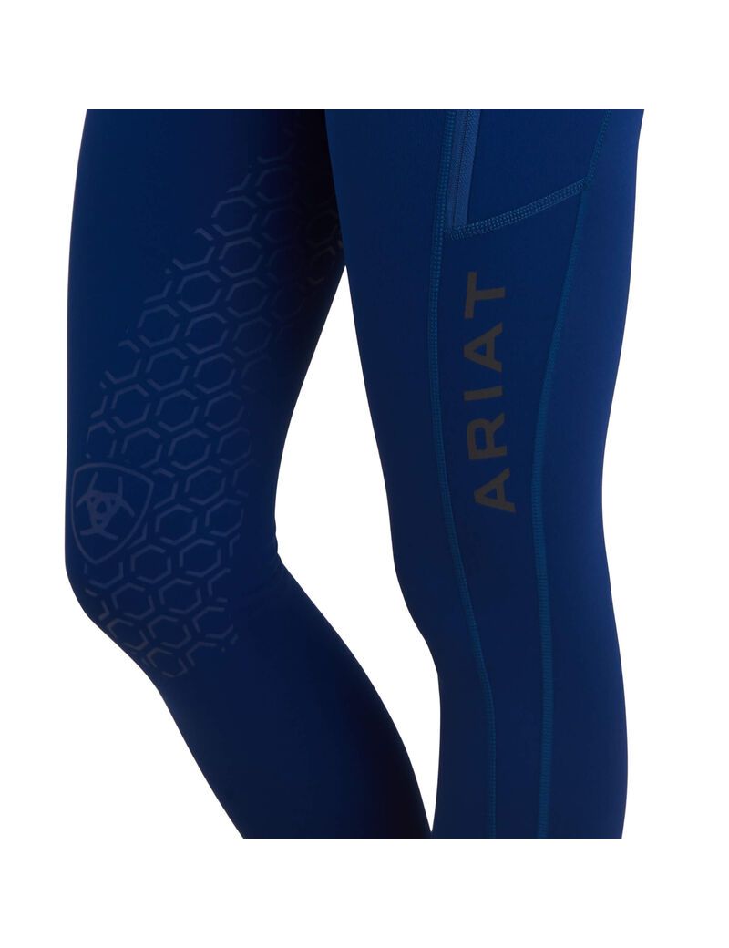 Mallas Ariat Venture Thermal Half Grip Mujer Azules | LFRS04795