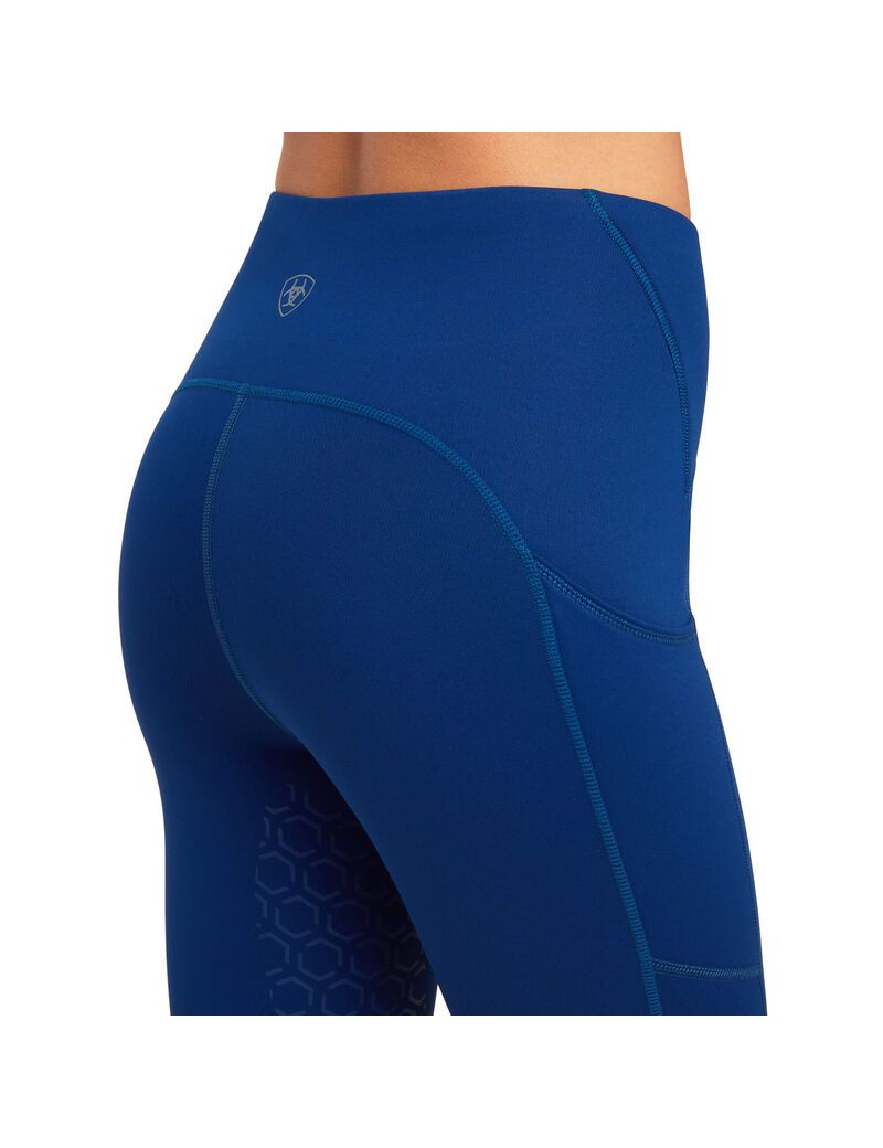 Mallas Ariat Venture Thermal Half Grip Mujer Azules | LFRS04795