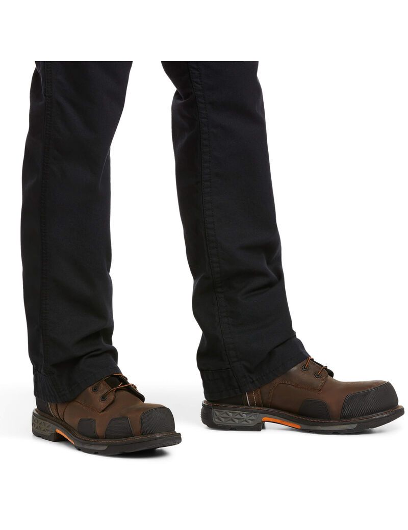 Pantalones Ariat FR M4 Relaxed Workhorse Boot Cut Hombre Negras | ZKTN80673