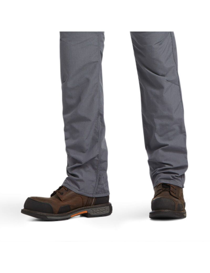 Pantalones Ariat FR M5 Directo DuraLight Ripstop Stackable Directo Leg Hombre Gris | HCDW20518