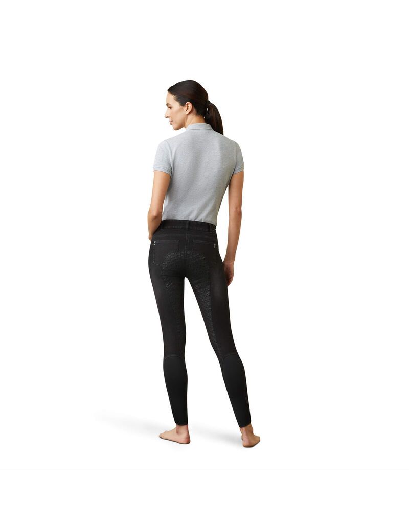 Pantalones Ariat Halo B Denim Full Seat Breech Mujer Negras | QOIM80146