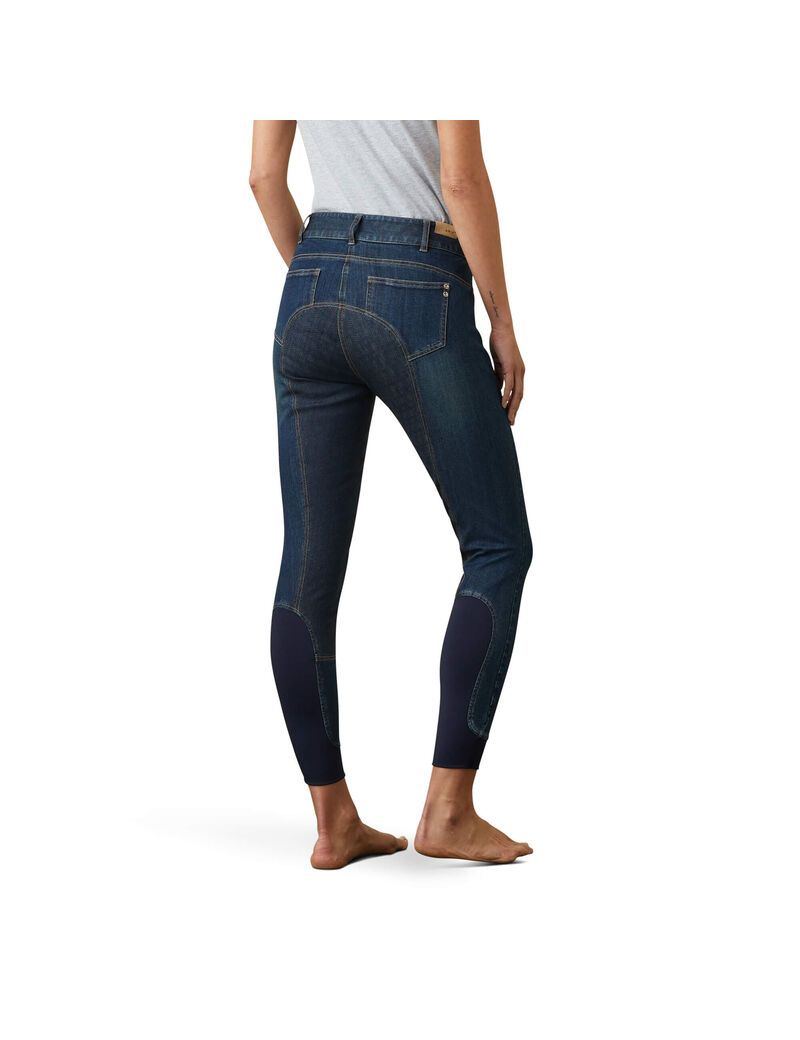 Pantalones Ariat Halo Denim Full Seat Breech Mujer Azules | WKOC56432