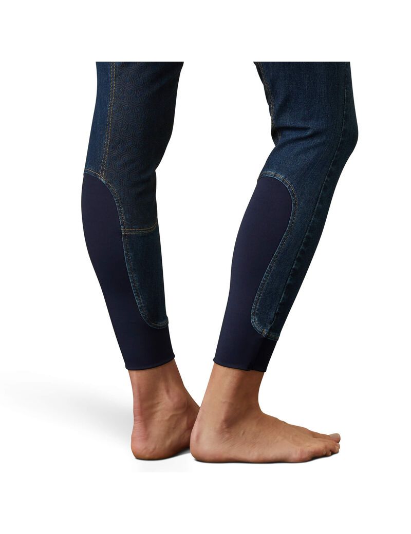 Pantalones Ariat Halo Denim Full Seat Breech Mujer Azules | WKOC56432