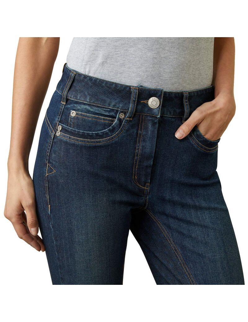 Pantalones Ariat Halo Denim Full Seat Breech Mujer Azules | WKOC56432