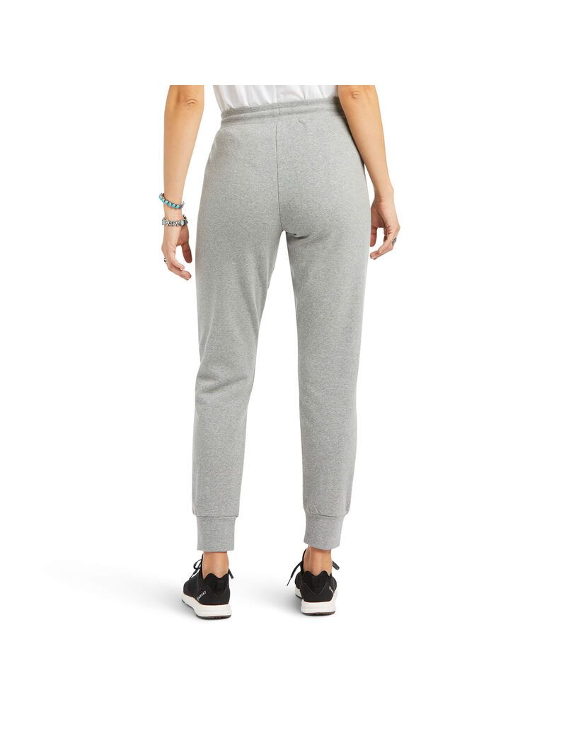 Pantalones Ariat Real Jogger Sweatpants Mujer Gris | LGFQ16395