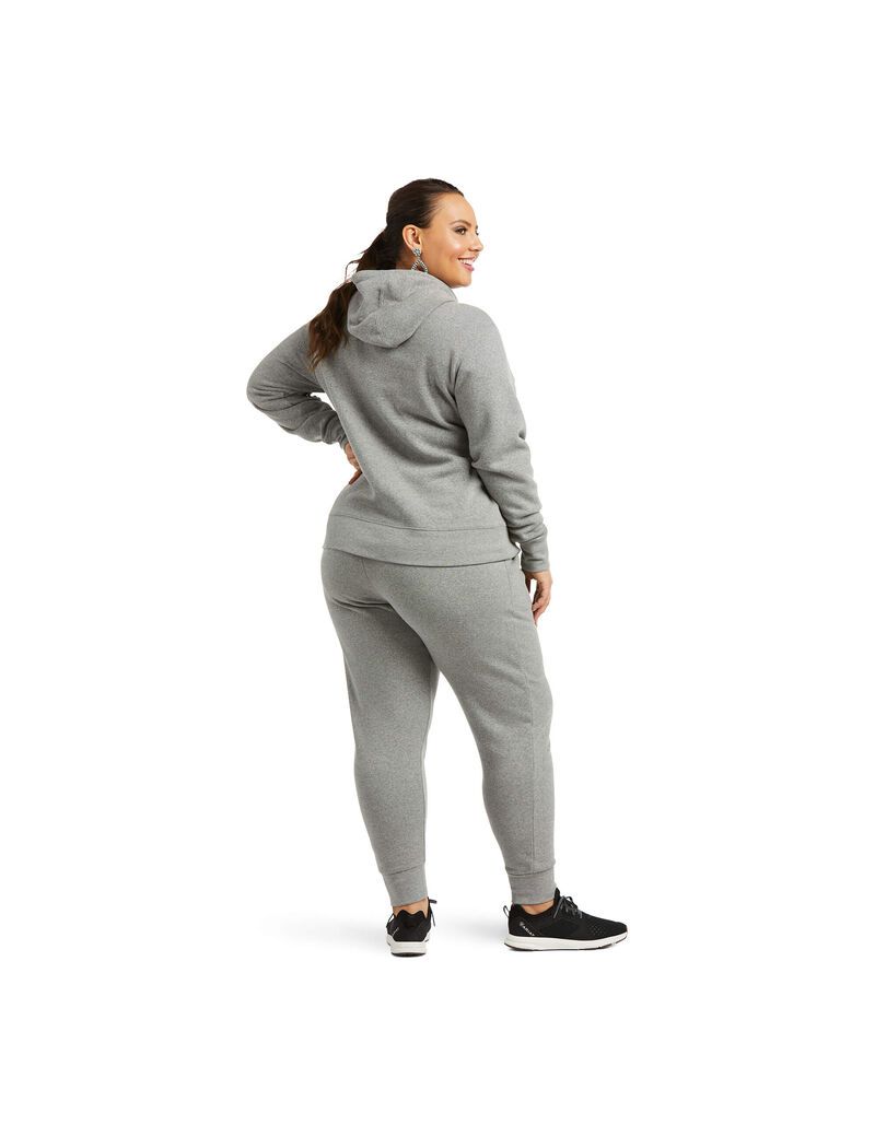 Pantalones Ariat Real Jogger Sweatpants Mujer Gris | LGFQ16395