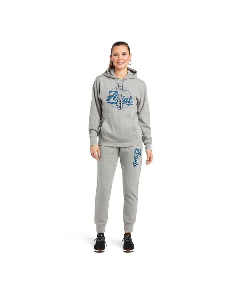 Pantalones Ariat Real Jogger Sweatpants Mujer Gris | LGFQ16395