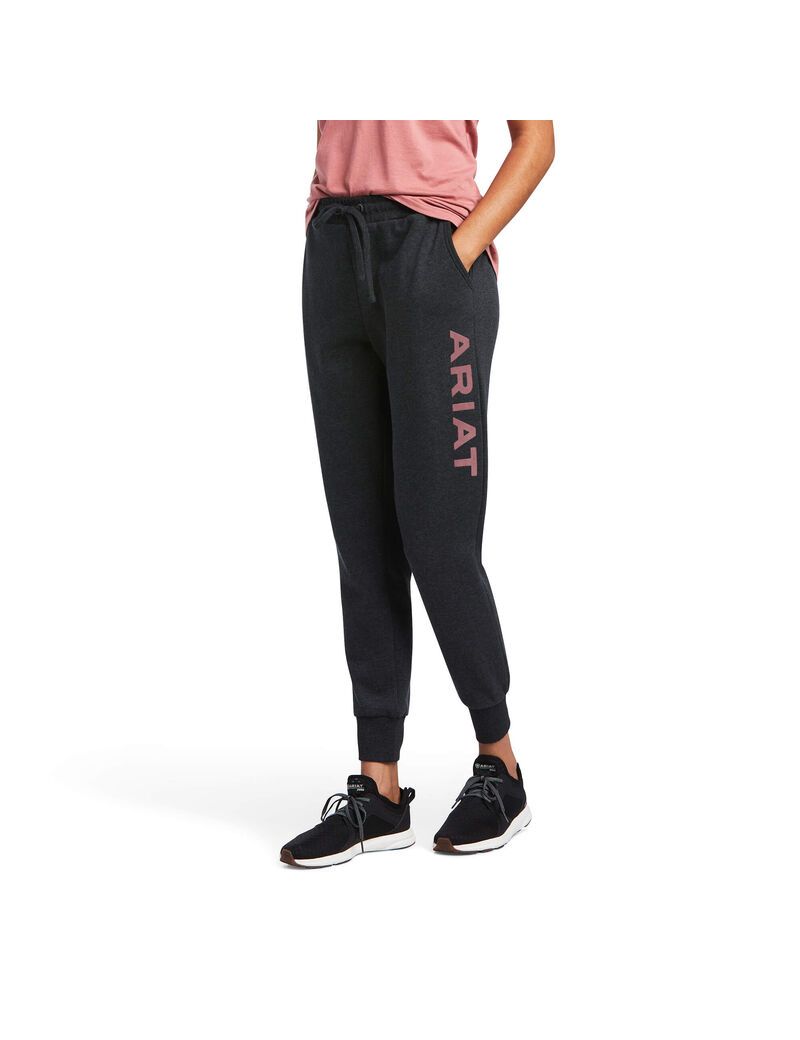 Pantalones Ariat Real Jogger Sweatpants Mujer Gris | SGQR76291