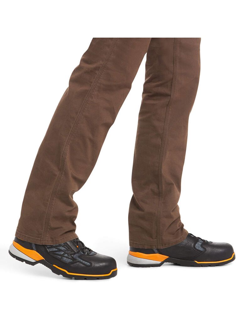 Pantalones Ariat Rebar M4 Low Rise DuraStretch Made Tough Stackable Directo Leg Hombre Multicolor | BLFO63241