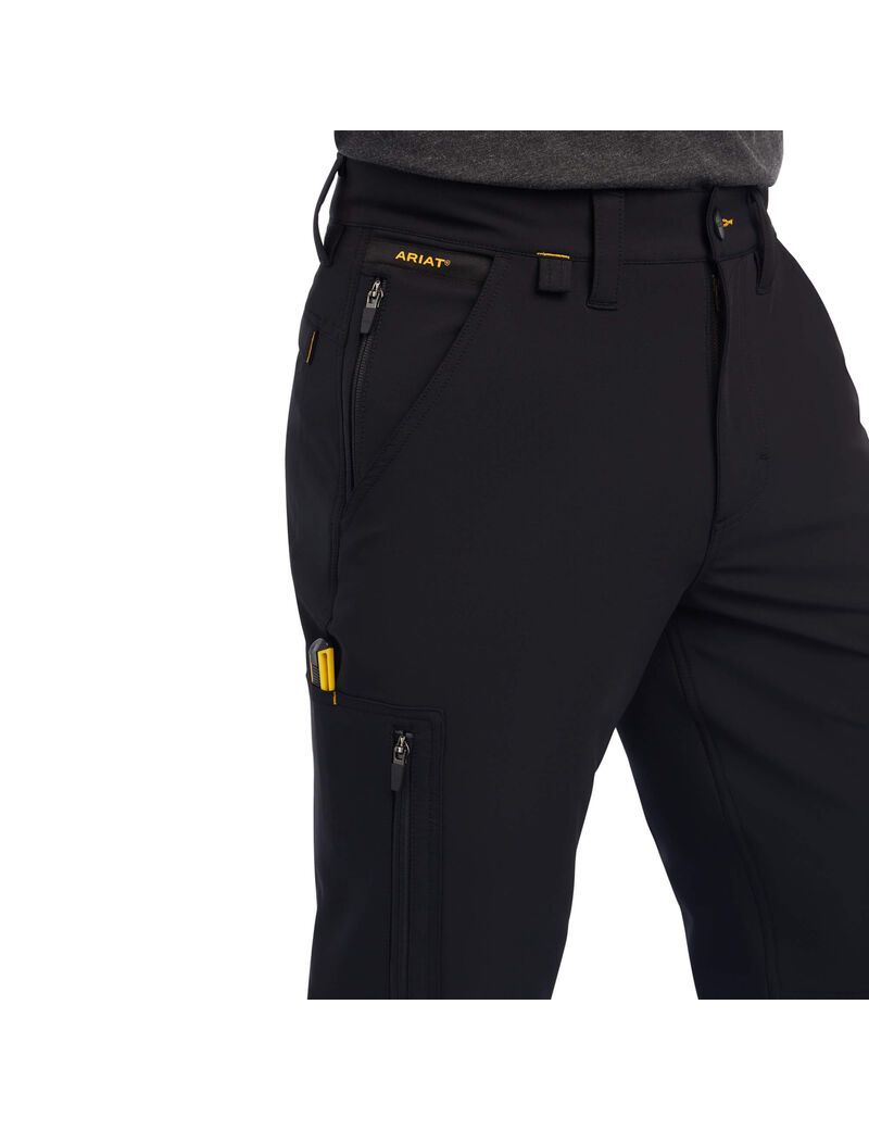 Pantalones Ariat Rebar M5 Directo DuraStretch DriTEK Softshell Directo Hombre Negras | OZMN34781