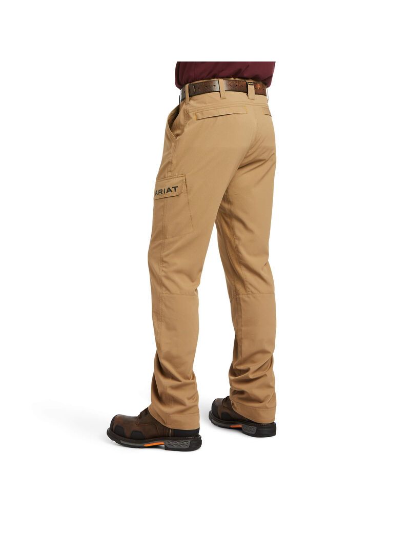 Pantalones Ariat Rebar M5 Directo Trabajo Flow Ultralight Directo Leg Hombre Kaki | OSXZ93185