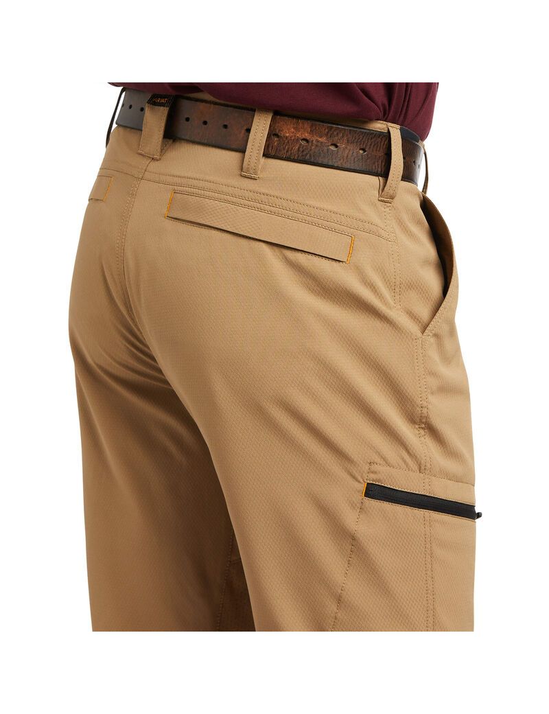 Pantalones Ariat Rebar M5 Directo Trabajo Flow Ultralight Directo Leg Hombre Kaki | OSXZ93185