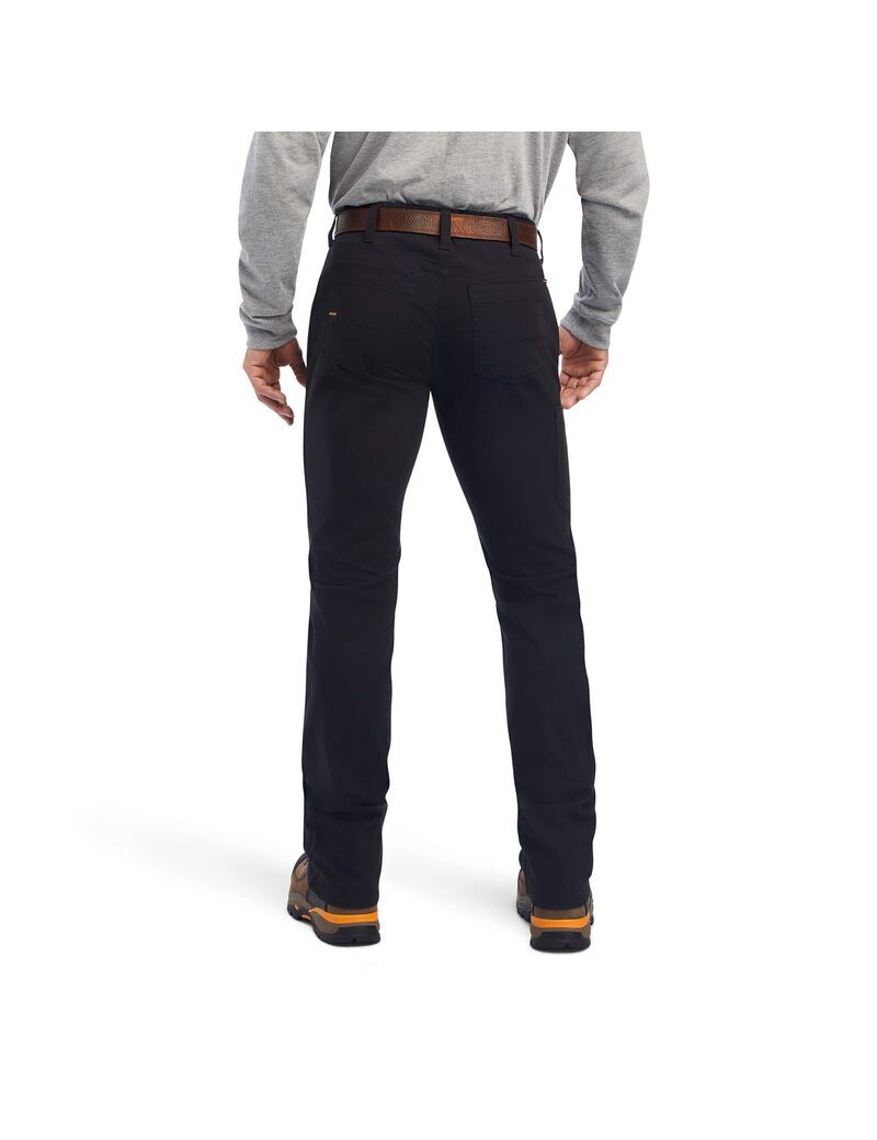 Pantalones Ariat Rebar M7 DuraStretch Made Tough Directo Hombre Negras | KFSI10694