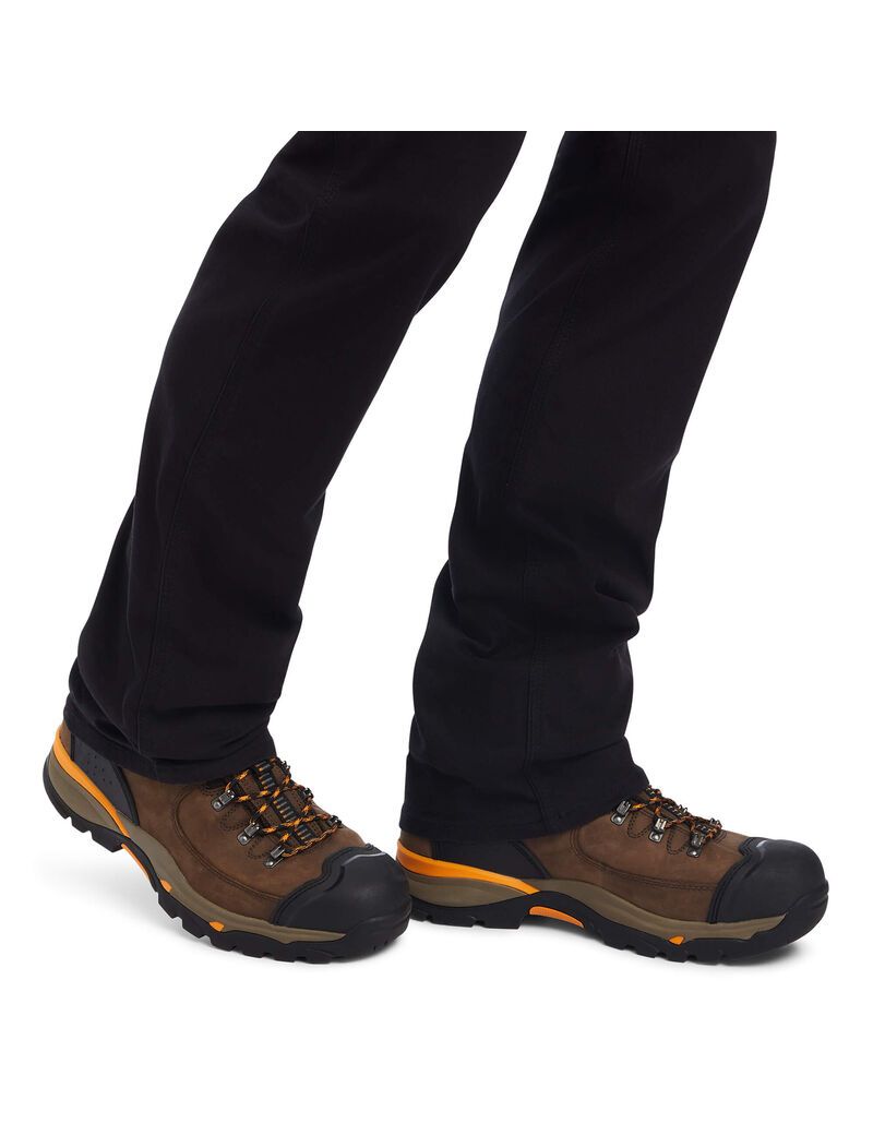 Pantalones Ariat Rebar M7 DuraStretch Made Tough Directo Hombre Negras | KFSI10694