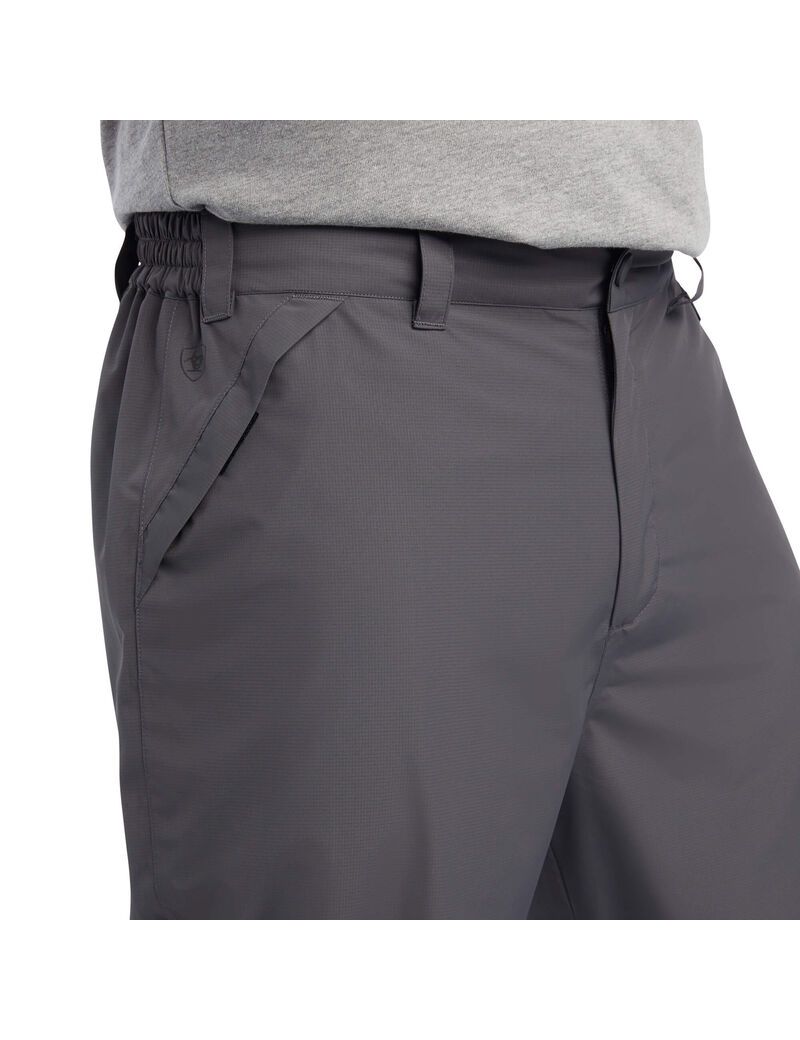 Pantalones Ariat Rebar Stormshell Impermeables Hombre Gris | PBDM09421