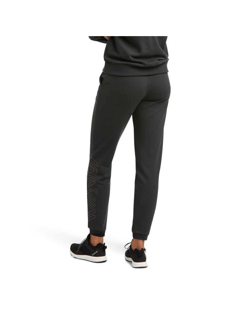 Pantalones Ariat Spark Sweatpants Mujer Negras | IPOA98657