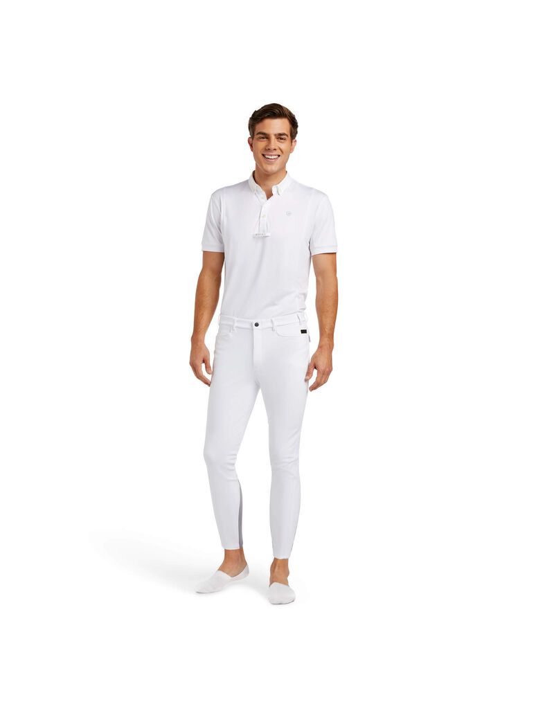 Pantalones Ariat Speranza Knee Patch Breech Hombre Blancas | JITG95807