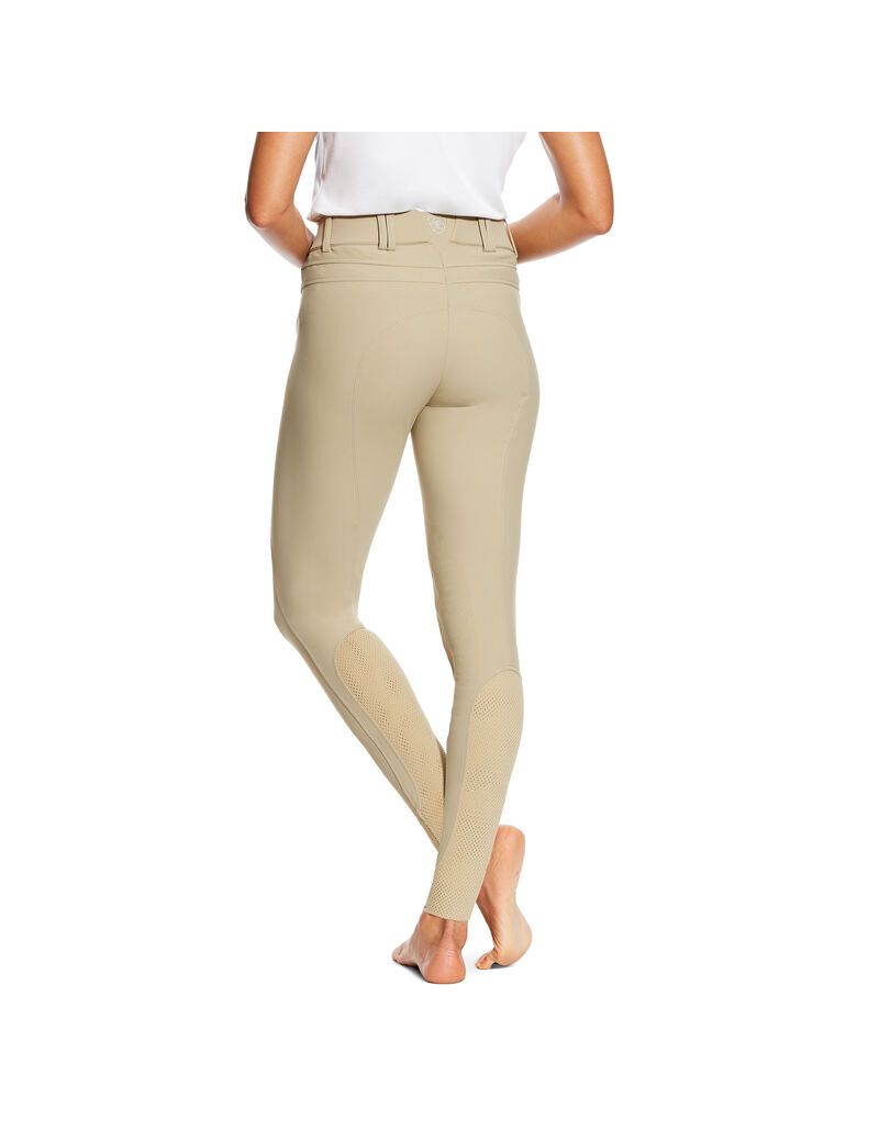 Pantalones Ariat Tri Factor EQ Grip Knee Patch Breech Mujer Marrones | YBNW45017