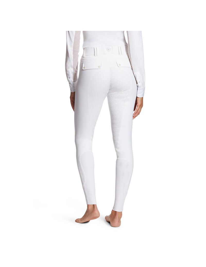 Pantalones Ariat Tri Factor Grip Full Seat Breech Mujer Blancas | XCYL41835