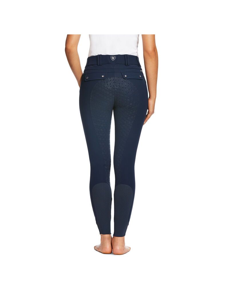 Pantalones Ariat Tri Factor Grip Full Seat Breech Mujer Azul Marino | XGUN54803