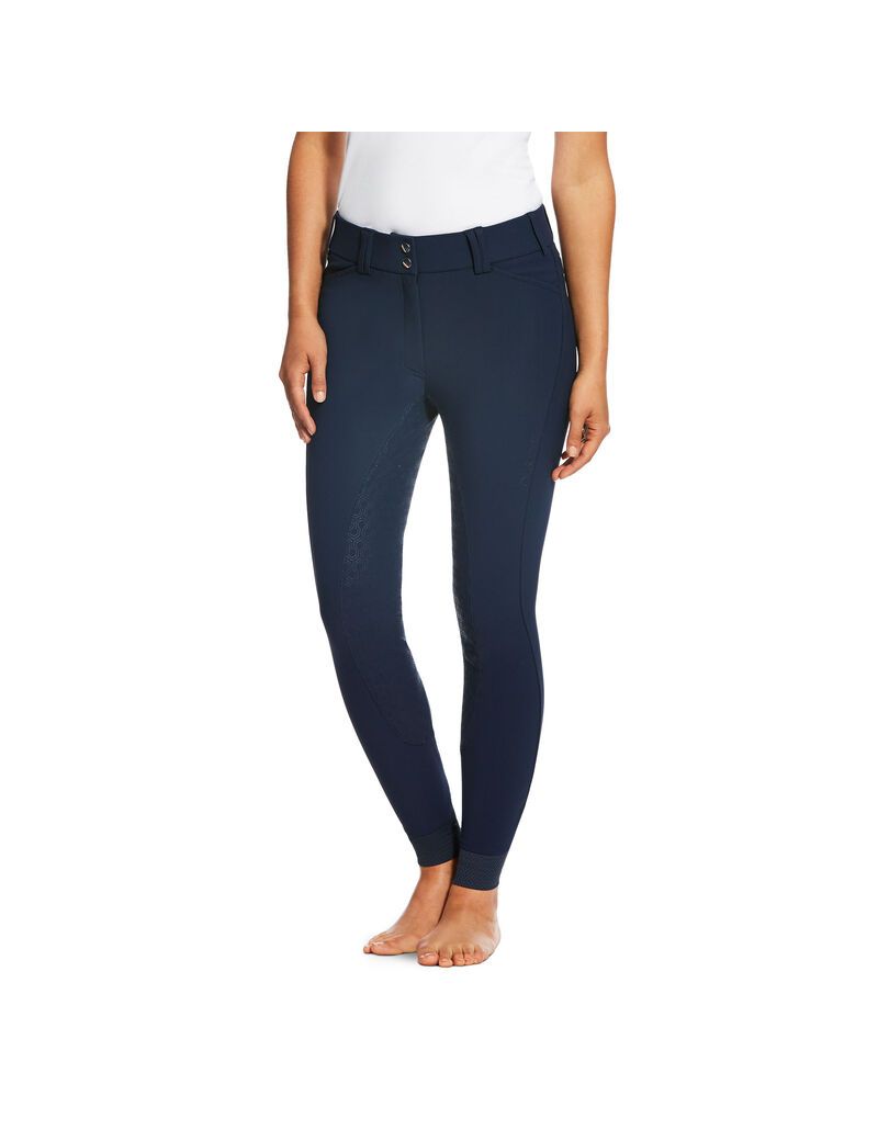 Pantalones Ariat Tri Factor Grip Full Seat Breech Mujer Azul Marino | XGUN54803